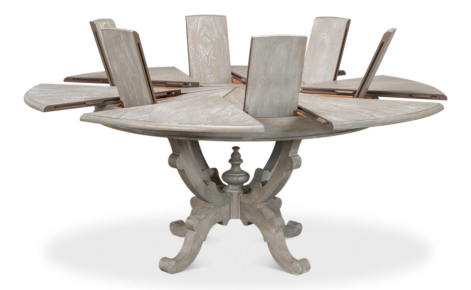 American Home Furniture | Sarreid - Arles Equestrian Jupe Dining Table