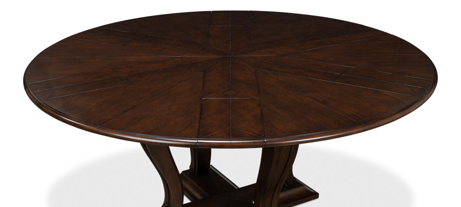 American Home Furniture | Sarreid - Metropolitan Jupe Dining Tbl - Med Umbria