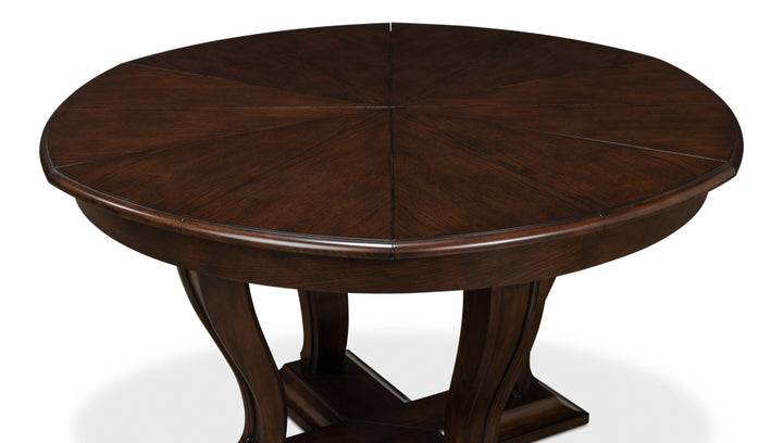 American Home Furniture | Sarreid - Metropolitan Jupe Dining Tbl - Med Umbria