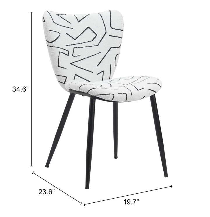 Prestige Dining Chair (Set of 2) White - AmericanHomeFurniture