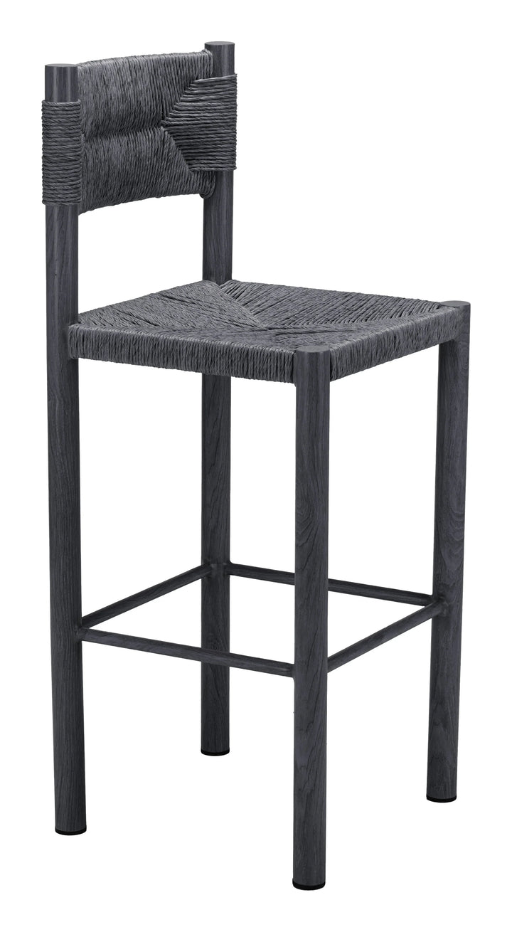 Iska Barstool (Set of 2) Black - AmericanHomeFurniture