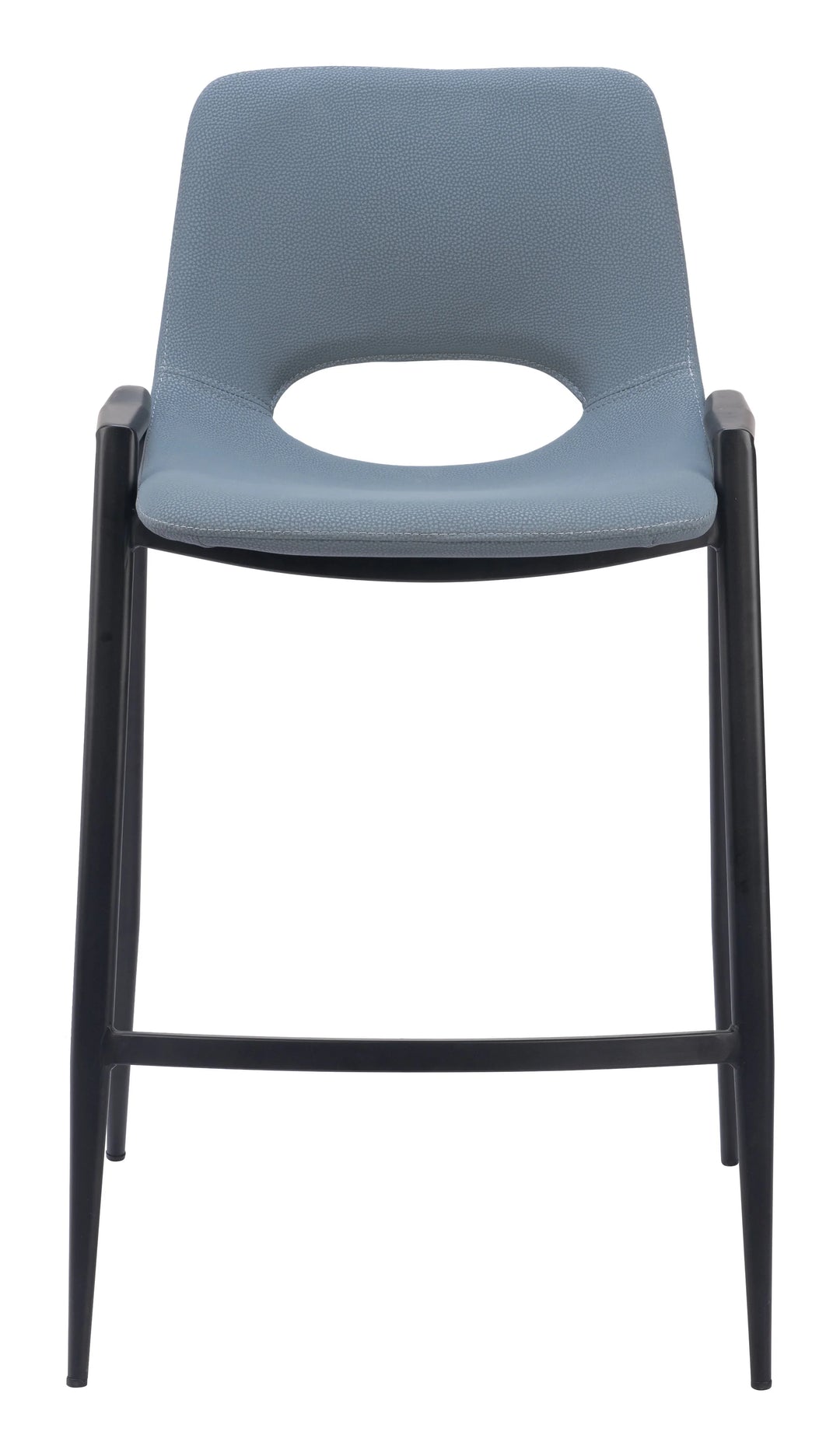Desi Counter Stool (Set of 2) Azure Gray - AmericanHomeFurniture