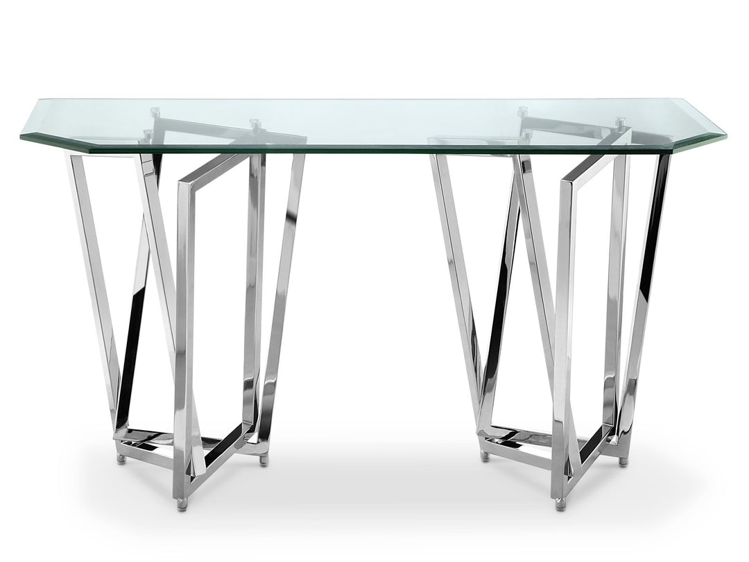 Lenox Square Acadia White Rectangular Sofa Table - T3790-73