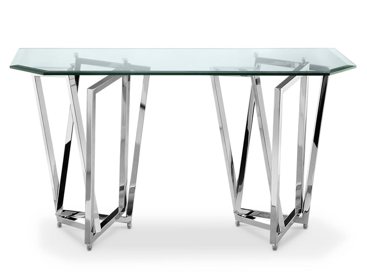 Lenox Square Acadia White Rectangular Sofa Table - T3790-73