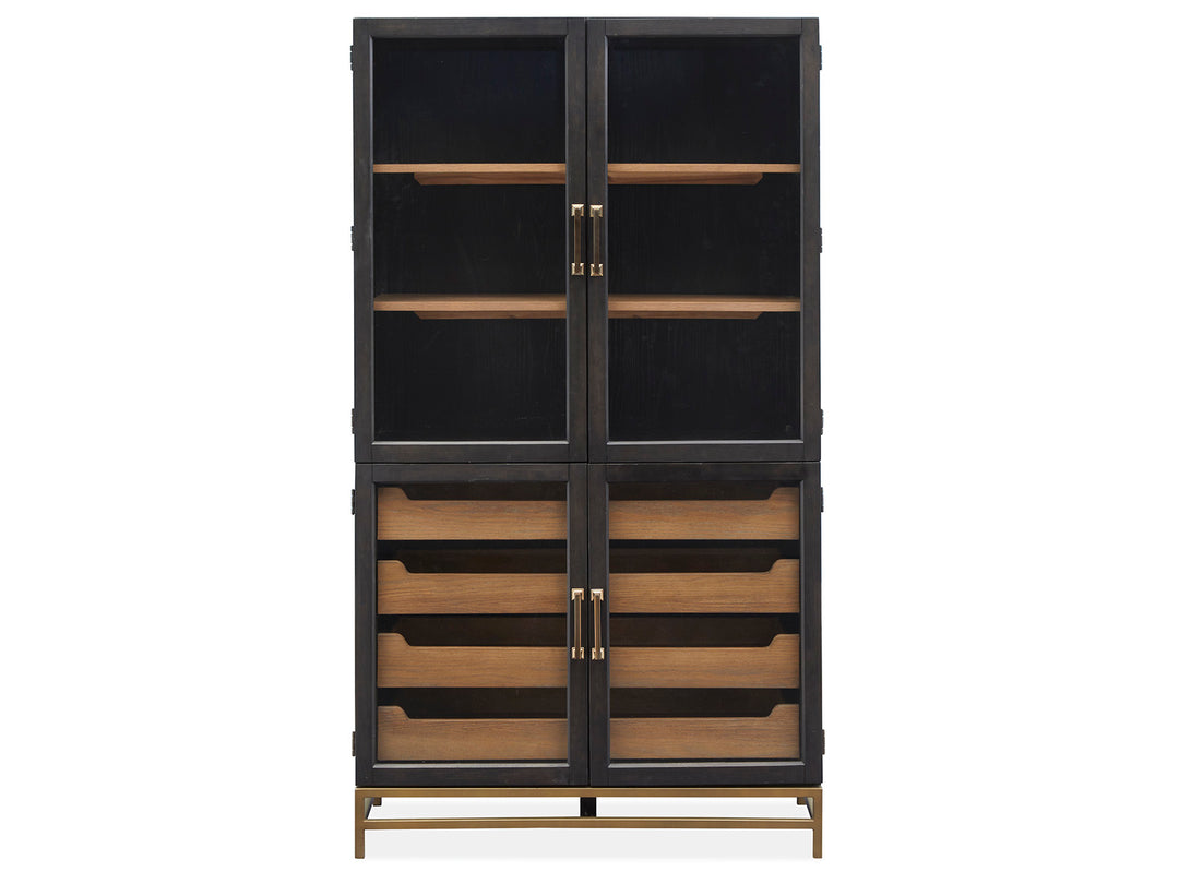 Lindon Coffee Bean Two Tone Cabinet - D5570-01B