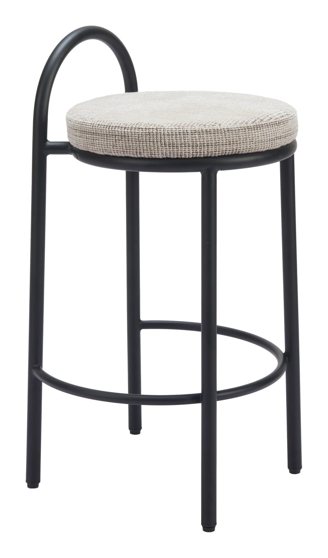 Sisal Counter Stool (Set of 2) Beige Tweed - AmericanHomeFurniture