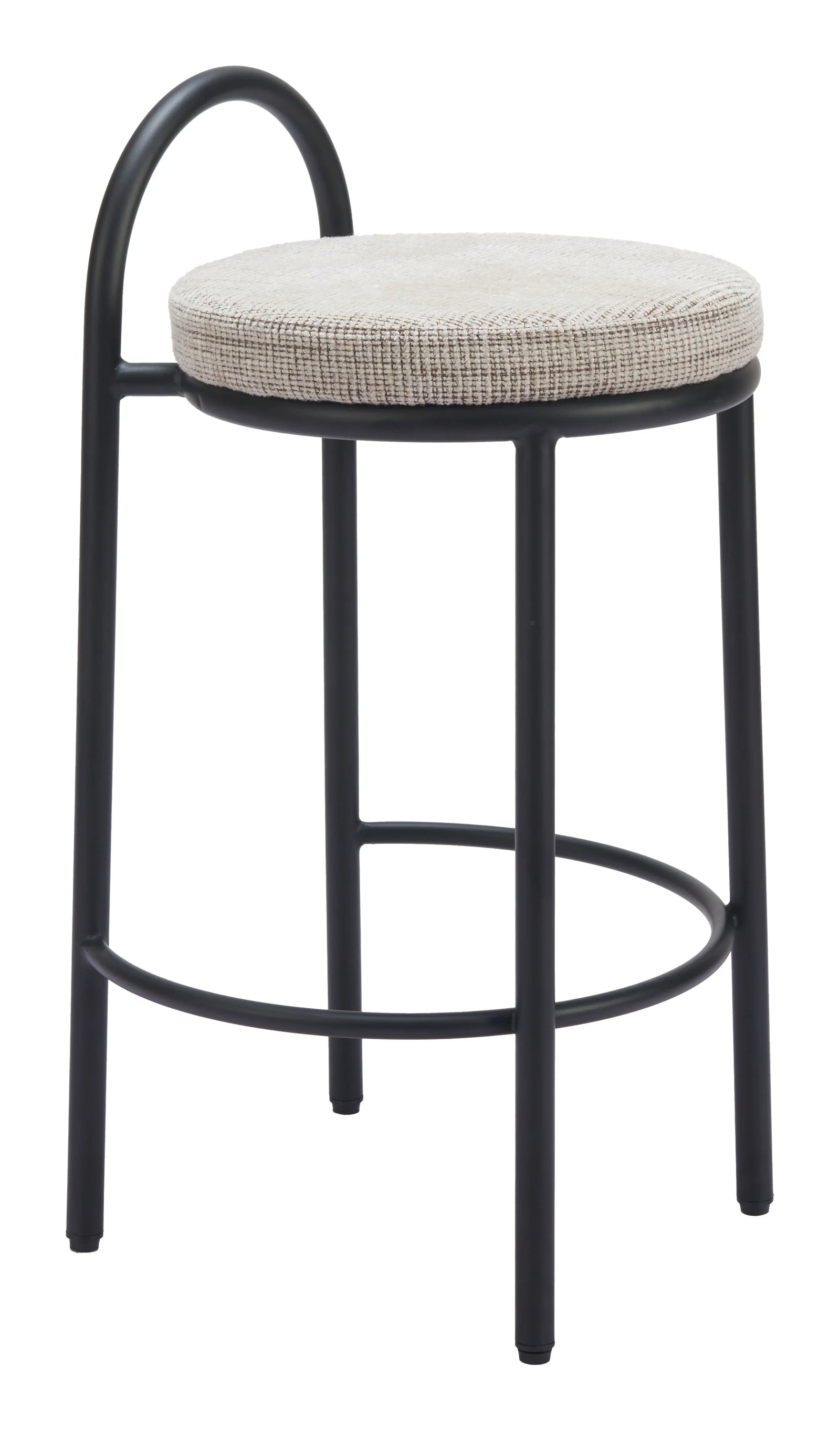Zuo Sisal Counter Stool (Set of 2) Beige Tweed BAR STOOLS + COUNTER STOOLS