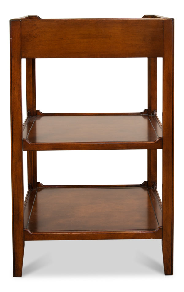 American Home Furniture | Sarreid - Triple Shelf Occasional Table