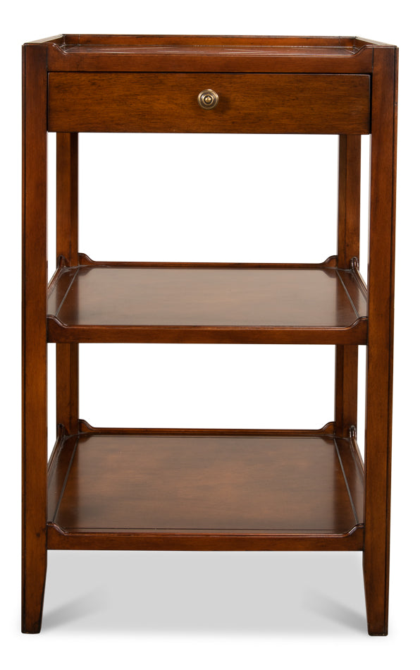 American Home Furniture | Sarreid - Triple Shelf Occasional Table