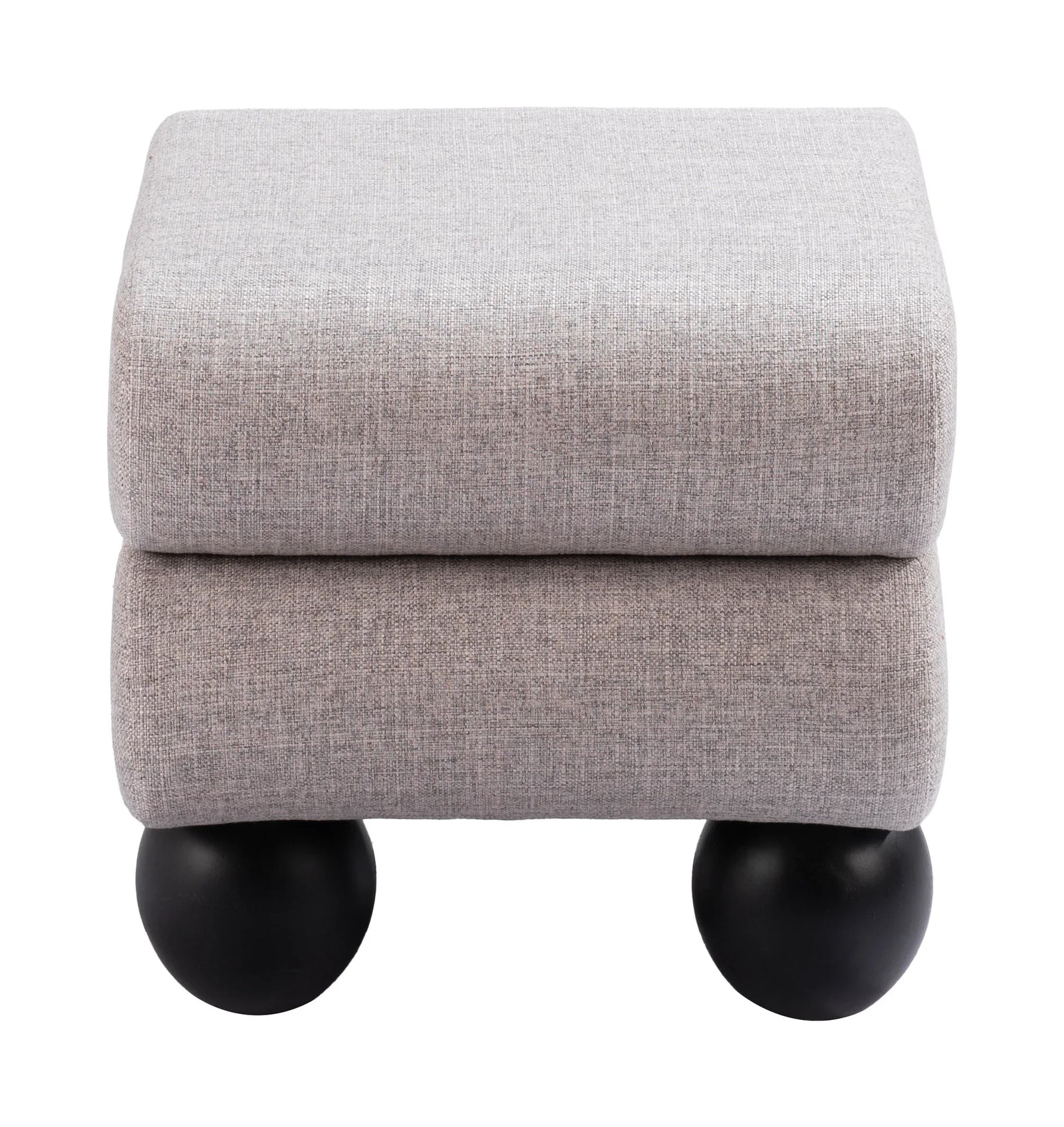 Zuo Davao Ottoman Gray OTTOMANS, POUFS, + STOOLS