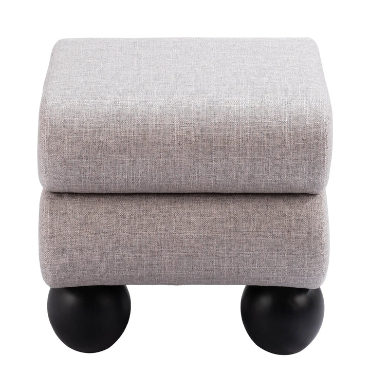 Davao Ottoman Gray - AmericanHomeFurniture