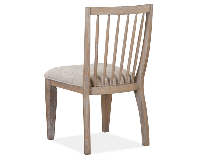 Ainsley Cerused Khaki Upholstered Side Chair - Set of 2 - D5333-62
