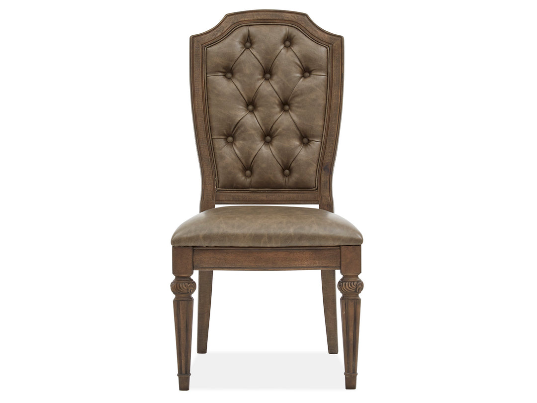 Durango Willadeene Brown Upholstered Side Chair - Set of 2 - D5133-63