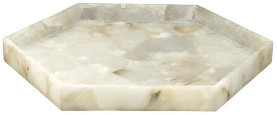 Jamie Young Antonia Alabaster Tray DECORATIVE TRAYS, PLATES, + BOWLS