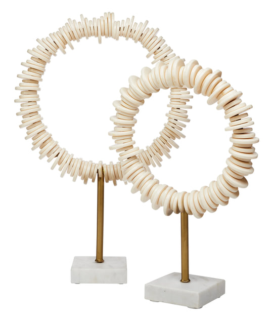 Jamie Young Arena Ring Decorative Sculptures (Set of 2) DECORATIVE OBJECTS