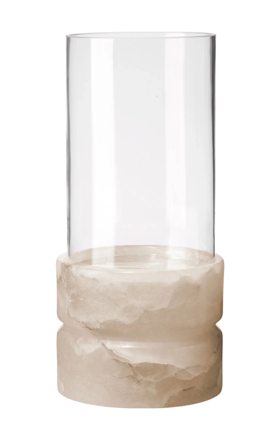 Charlotte Stacked Alabaster Hurricane, Tall - AmericanHomeFurniture