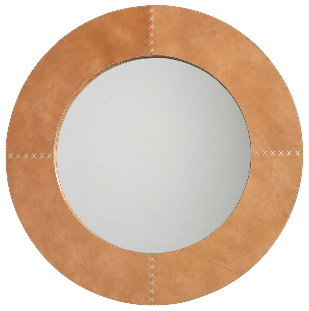 Round Cross Stitch Mirror - AmericanHomeFurniture