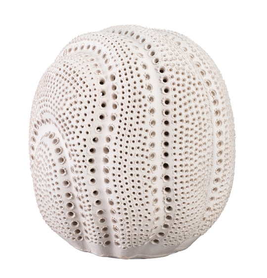 Jamie Young Lunar Porcelain Decorative Sphere, White DECORATIVE OBJECTS