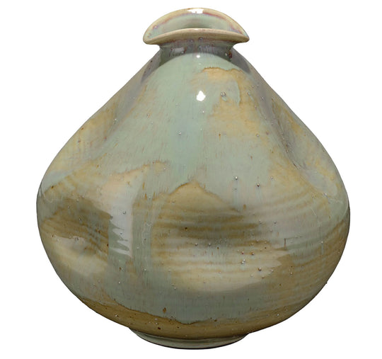 Jamie Young Madrid Dimpled Ceramic Decorative Vase VASES, JARS, + BOTTLES
