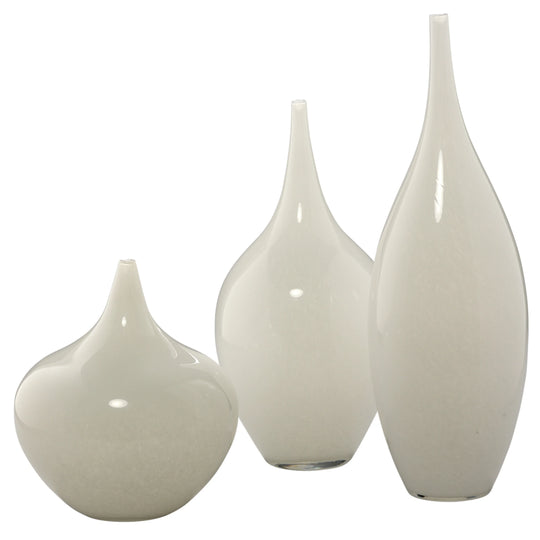 Jamie Young Nymph Decorative Glass Vases (set of 3) VASES, JARS, + BOTTLES