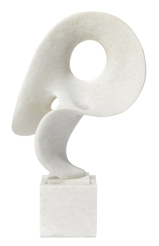 Jamie Young Obscure Resin Decorative Table Object, White DECORATIVE OBJECTS