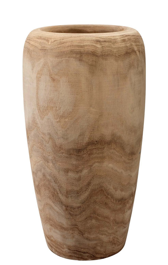 Jamie Young Ojai Wooden Decorative Vase VASES, JARS, + BOTTLES