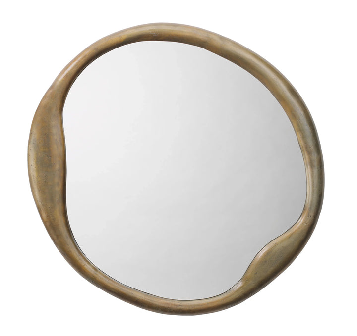 Organic Round Mirror - AmericanHomeFurniture