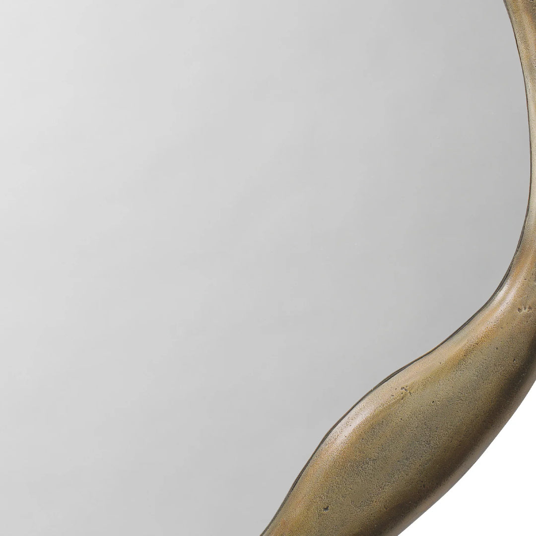 Organic Round Mirror - AmericanHomeFurniture