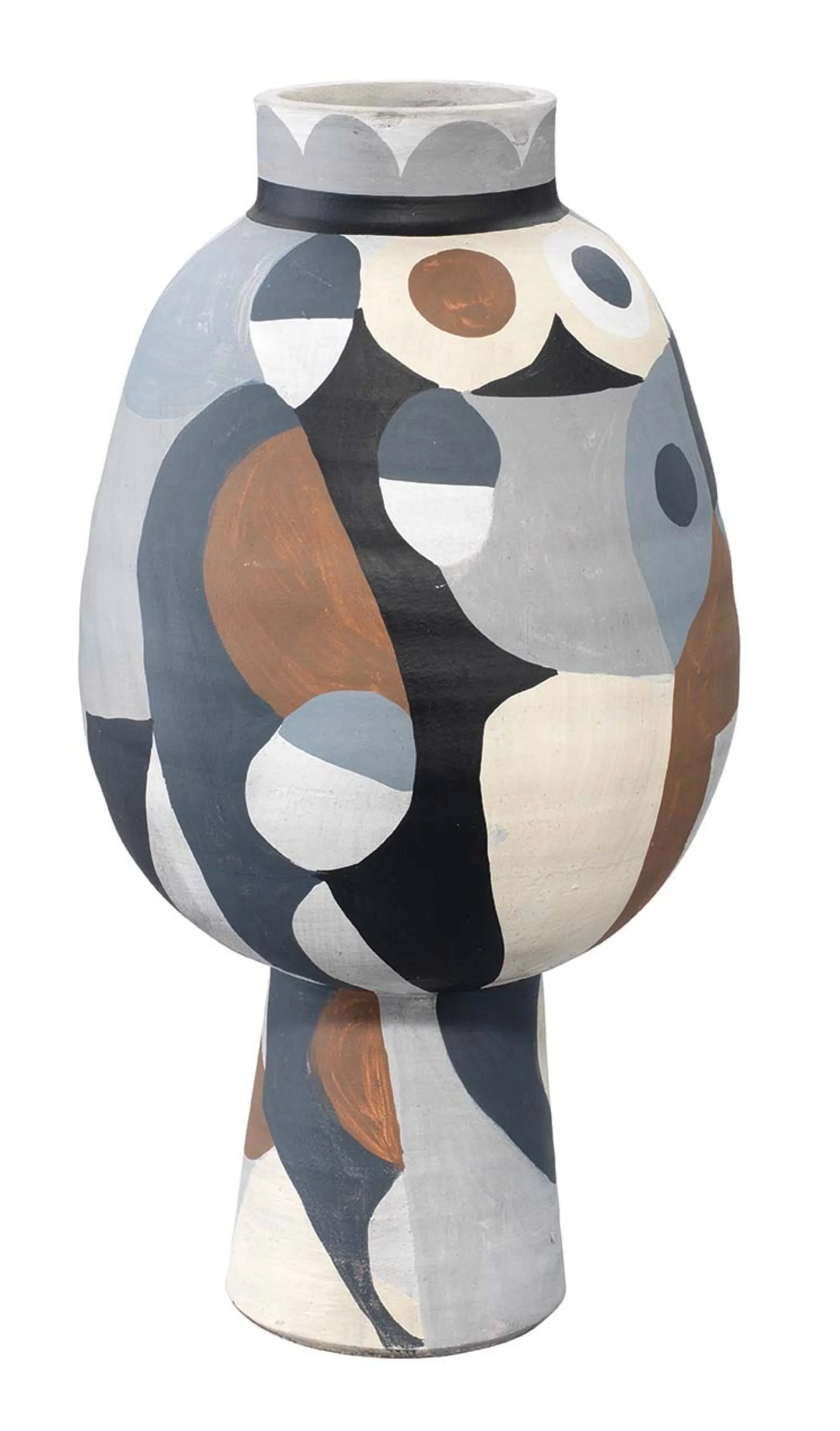 Jamie Young Pablo Ceramic Decorative Vase, Medium VASES, JARS, + BOTTLES