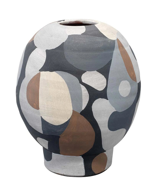 Jamie Young Pablo Ceramic Decorative Vase, Short VASES, JARS, + BOTTLES