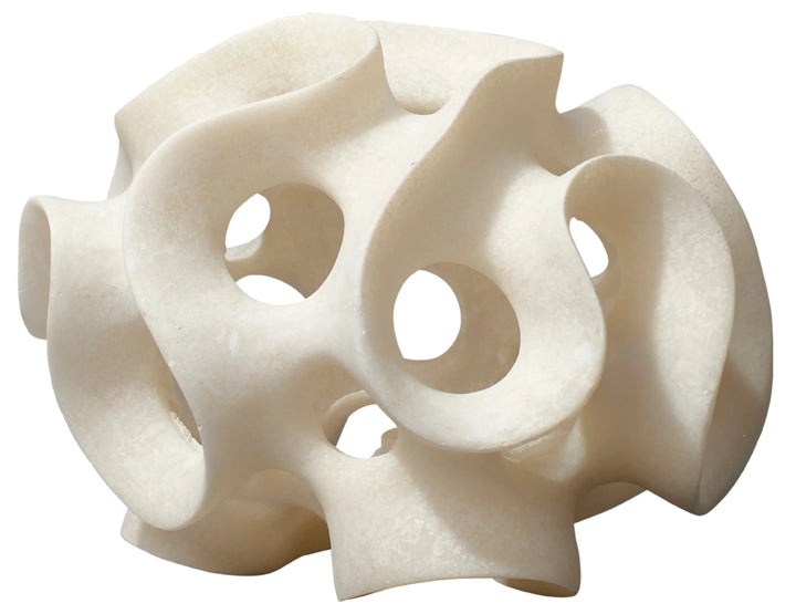 Ribbon Resin Decorative Sphere