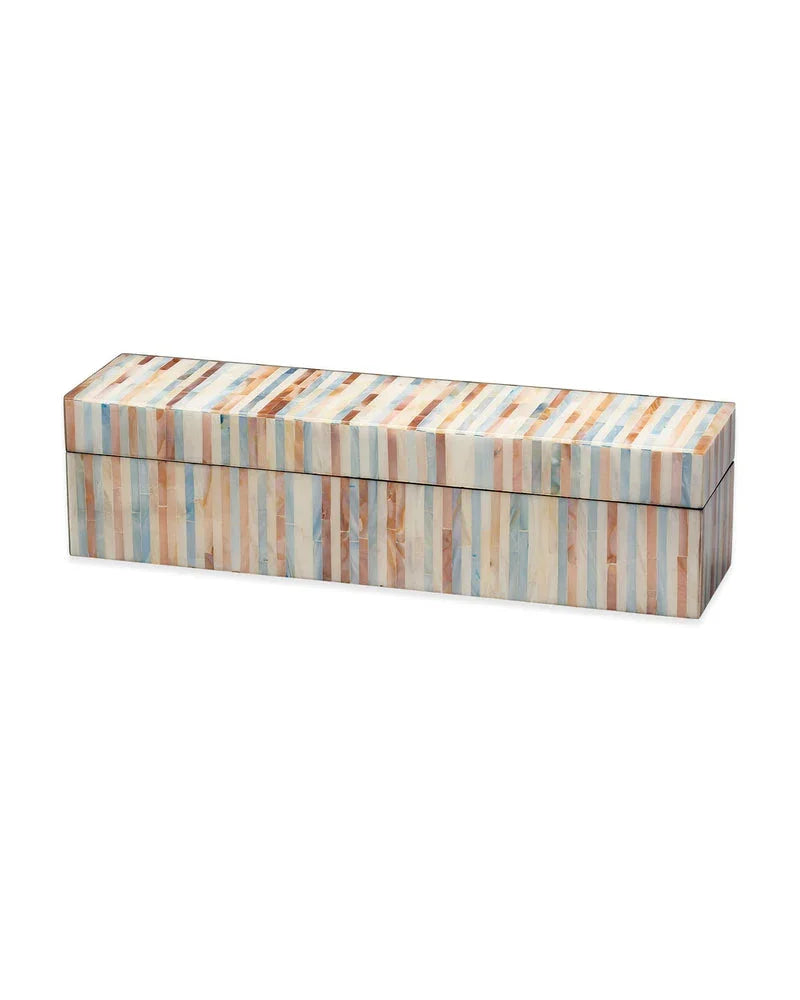Roosevelt Mother of Pearl Decorative Box, Large - AmericanHomeFurniture