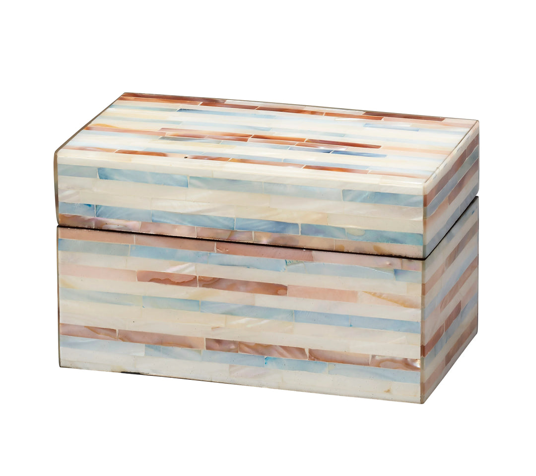 Roosevelt Mother of Pearl Decorative Box, Small - AmericanHomeFurniture
