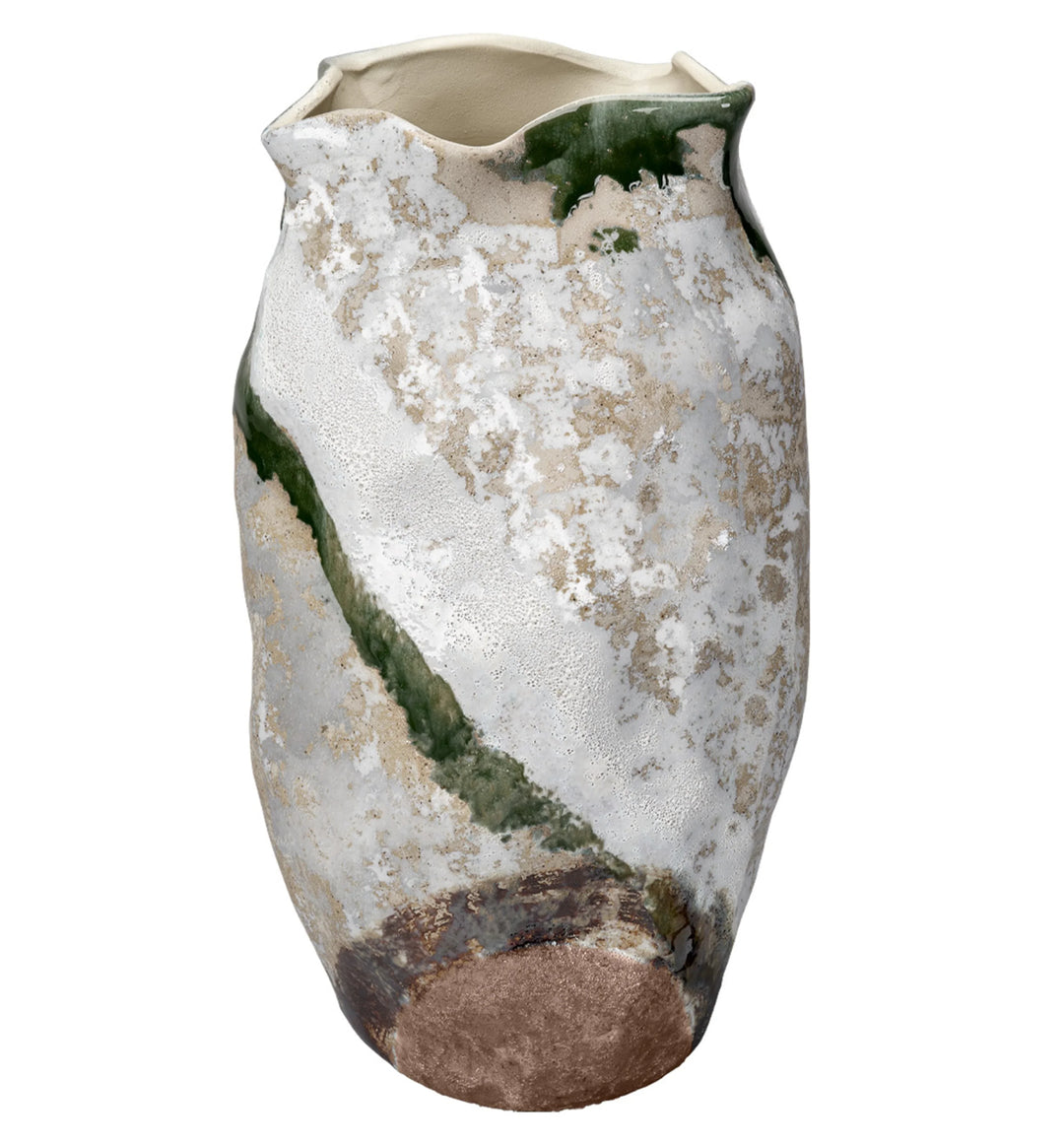 Sandcastle Ceramic Decorative Vase, Large - AmericanHomeFurniture