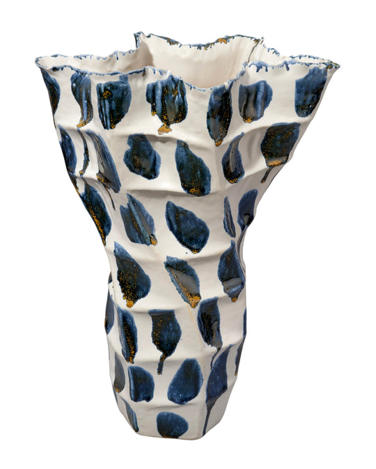 Jamie Young Seurat Tall Ceramic Decorative Vase VASES, JARS, + BOTTLES