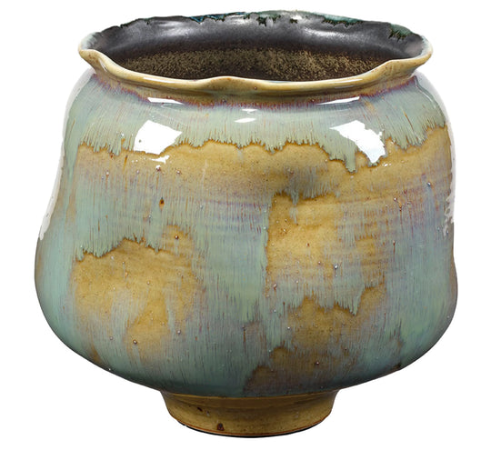 Jamie Young Seville Ceramic Decorative Basin VASES, JARS, + BOTTLES