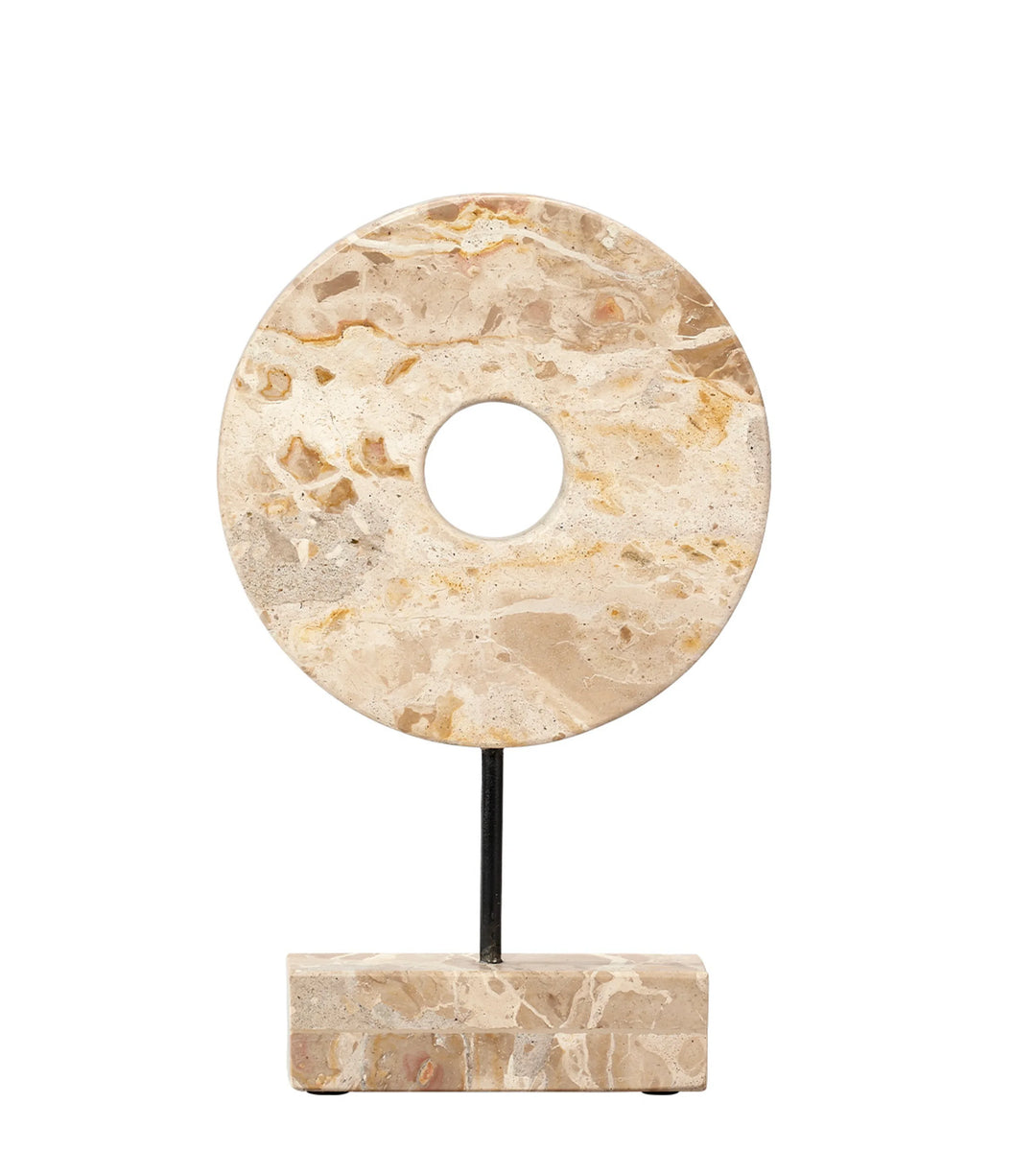 Soleil Marble Decorative Stand - AmericanHomeFurniture
