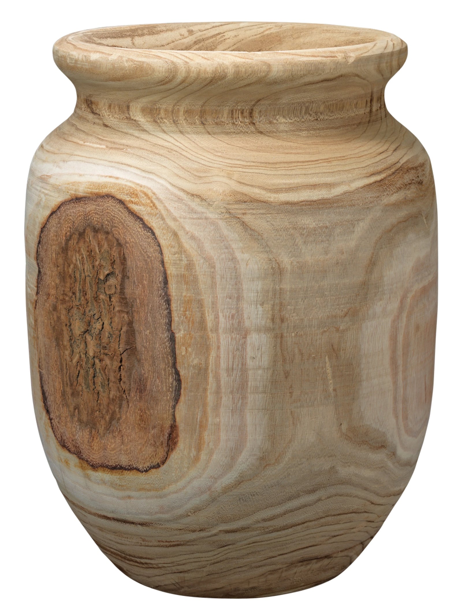 Jamie Young Topanga Wooden Decorative Vase VASES, JARS, + BOTTLES