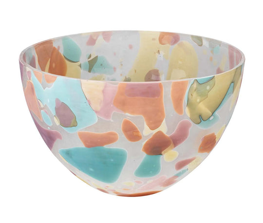 Jamie Young Watercolor Glass Decorative Bowl, Large DECORATIVE TRAYS, PLATES, + BOWLS