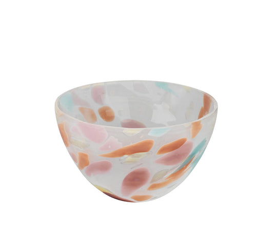Jamie Young Watercolor Glass Decorative Bowl, Medium DECORATIVE TRAYS, PLATES, + BOWLS