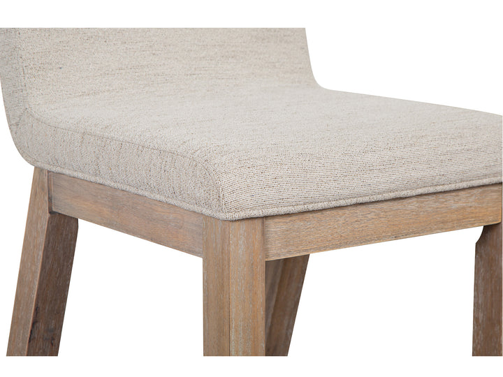 Ainsley Cerused Khaki Upholstered Host Chair - Set of 2 - D5333-66