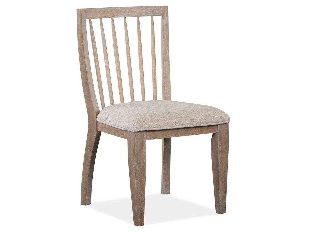Ainsley Cerused Khaki Upholstered Side Chair - Set of 2 - D5333-62
