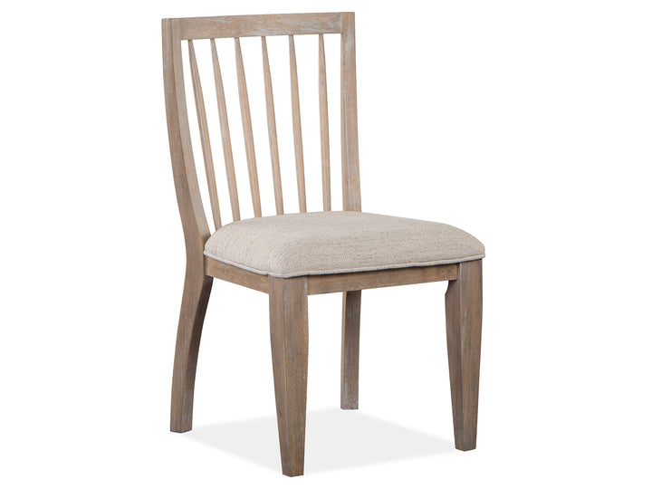 Ainsley Cerused Khaki Upholstered Side Chair - Set of 2 - D5333-62