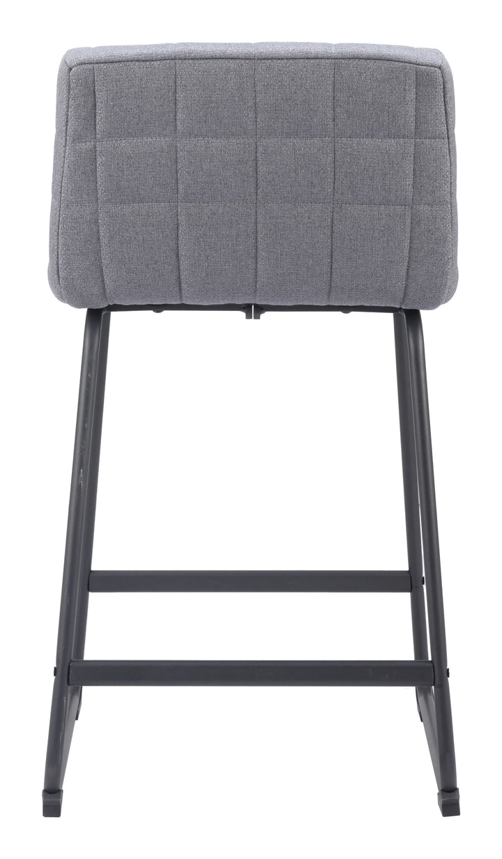 Pago Counter Stool (Set of 2) Gray - AmericanHomeFurniture