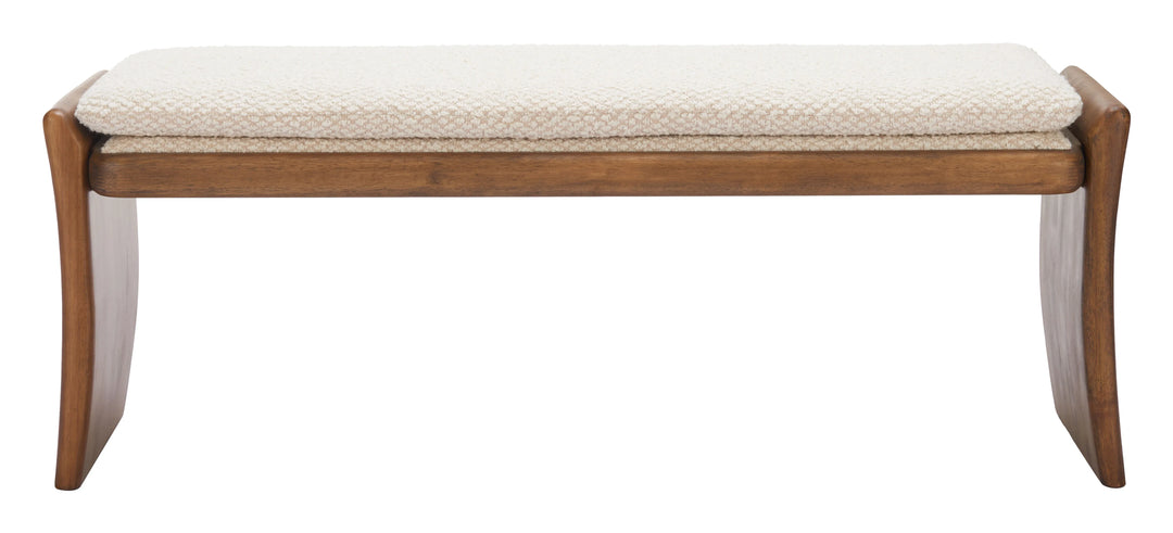 Lafa Bench Beige - AmericanHomeFurniture
