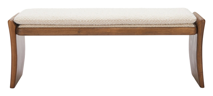 Lafa Bench Beige - AmericanHomeFurniture