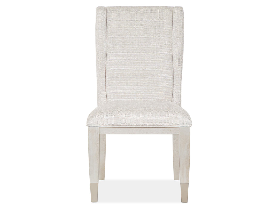 Lenox Acadia White Upholstered Host Chair - Set of 2 - D5490-66