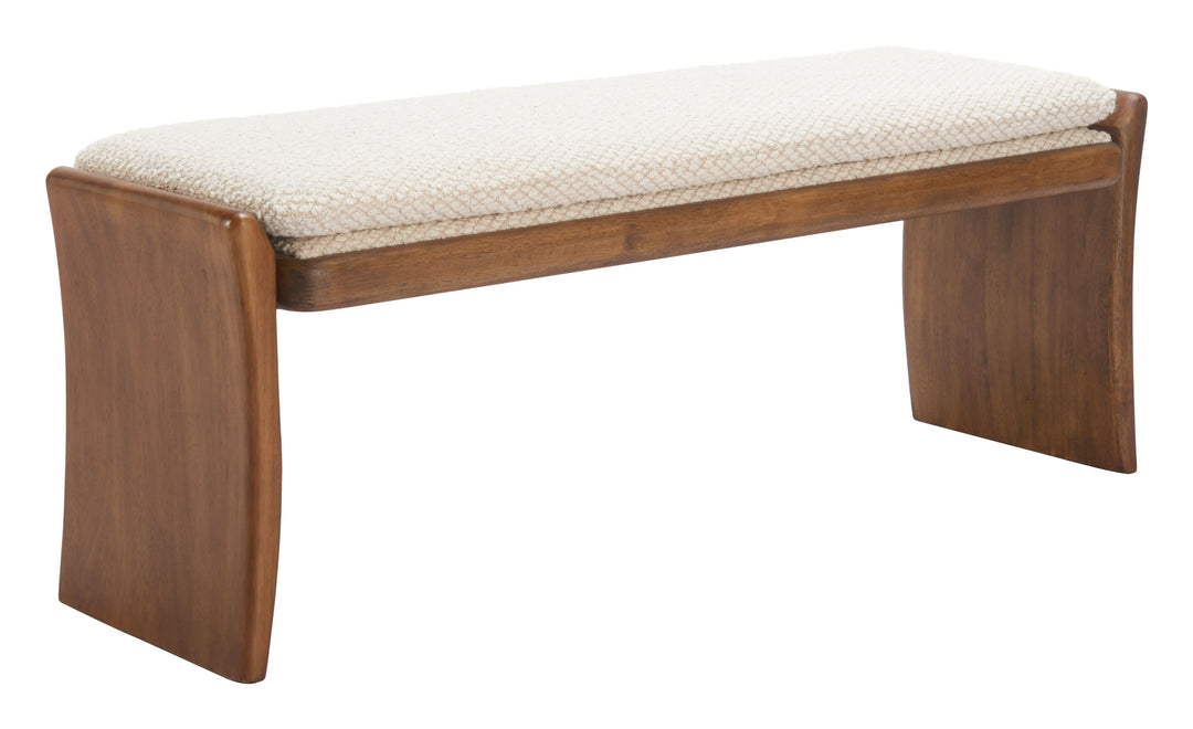 Lafa Bench Beige - AmericanHomeFurniture
