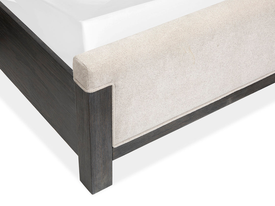 Plum Creek Ravenwood Black Queen Upholstered Panel Bed - B5990-55