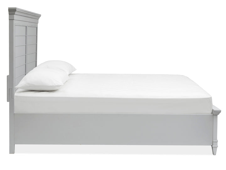 Charleston Harbor Gray California King Grey Panel Bed - B5611-74GY